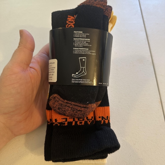 69 Harley-Davidson  NIP Two different Cotton Comfort Large Socks - Picture 4 of 6